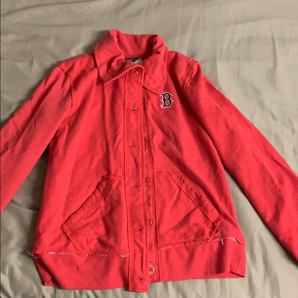 Red Sox Button Up Jacket